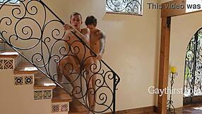 18 birthday gay virgin feels passionate defloration with twink assfucking