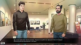 Outdoor hentai action with a hot model and anime-style gameplay