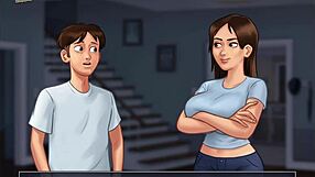 Amateur cartoon with big tits called Summertime saga 191