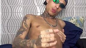 Brazilian Guy Jerked Off Rough After Failing To Get Laid At Party