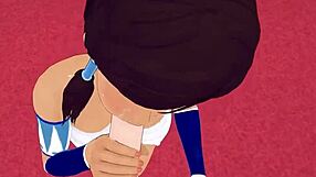 Avatar korra's animated blowjob scene