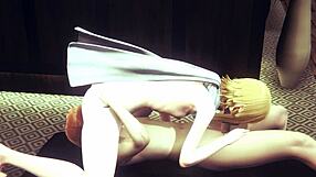 Sissy Link and Toonboy get off in Yaoi femboy game