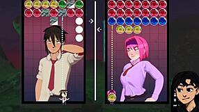 Anime loser gets fucked by winner in contract animation