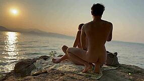 i felt so shy asking a stranger for sunscreen on a nudist beach, but his touch was electric.