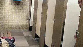 homemade sex in bus terminal bathroom with big ass gaping