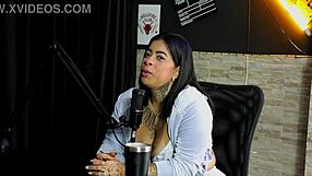 marcelly melo in sheer red gets nervous with first client and fights