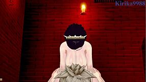 i messed up the names but mimosa vanica asta have intense sex in black clover hentai