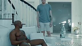 blonde zach covington offered his helping hand to service my giant penis