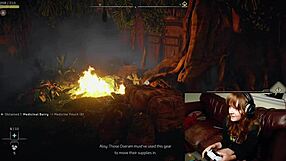 gamer slut forgets cam is on