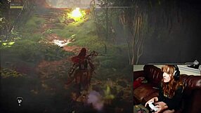 gamer slut forgets cam is on