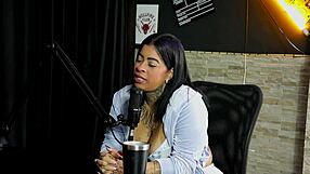 marcelly melo in sheer red gets nervous with first client and fights