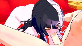 3D animated anime sex with cum and creampie scenes