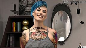 Emo teen gets her stepdad’s big dick after mom leaves