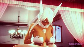 Boku No Hero Hentai - POV Rumi Usagiyama Boobjob And Ride A Dick - Anime Manga Japanese Cartoon Porn