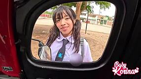 I picked up a slutty schoolgirl on my mototaxi and sucked her off outdoors.