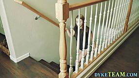 Teen 18+ Latina engages in scissoring with petite partner