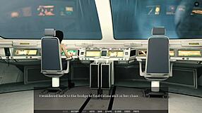 Passionate Action Unfolds on the Captain's Deck in 3D