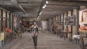 Anime porn with hot fashion and footjob scenes in Fallout 4 environment