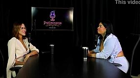 marcelly melo in sheer red gets nervous with first client and fights