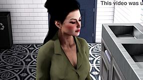 Does Aaron knock up Issa in this baby bump cartoon?