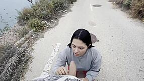 just a casual encounter in the industrial area for some cash