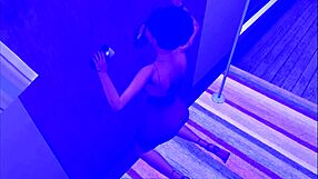 Secret Neighbor Encounter While Hubby Sleeps in Anime!