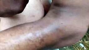 Macho dotado fucks me hard at the waterfall!