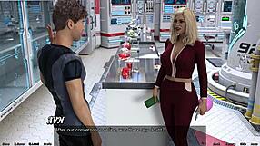 Stranded in space 19, checking out cute robot girl!