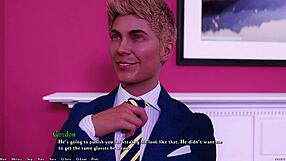 What happens at the christmas party in being a dik 240?