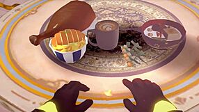 Navia Enjoys Aether's Hard Cock All Night in 3D