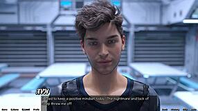 in stranded in space, the curvy milf does hot yoga in cute outfit