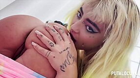 Putalocura - Trio Swallowing Torbe's Load with Linda del Sol