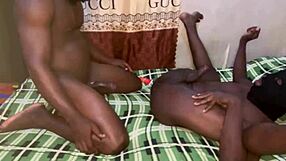 African Gay Bodybuilder Gives Blowjob And Receives Anal Cum Blast