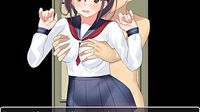 Class president lets school boy study female body in library?