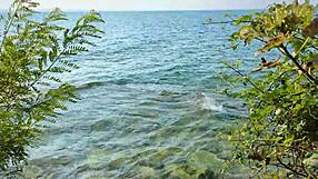 i felt so shy asking a stranger for sunscreen on a nudist beach, but his touch was electric.