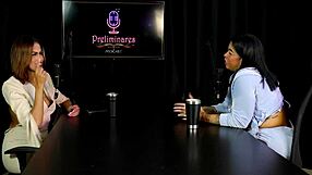 marcelly melo in sheer red gets nervous with first client and fights