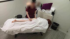 Hot redhead trophy wife claims massage but craves doggystyle instead