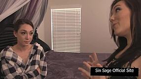 Sinn and Lily's wild strap-on adventure in bi action