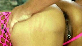 at the fitness room, a hot thai babe took a deep anal creampie from a big cock