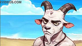 Beach Fun Turns Into Threesome In Hentai Game