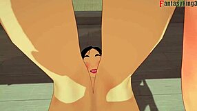 Fa Mulan having sex in fantasy hentai scene