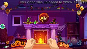 halloween house full of spooky sex-themed decorations and costumes