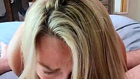 dirty talking hotwife receives facial after pussy pounded