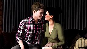 Does Aaron knock up Issa in this baby bump cartoon?