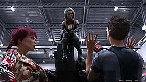 Stranded in space 19, checking out cute robot girl!