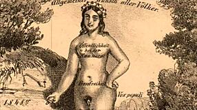 Vintage erotic illustration with classic charm