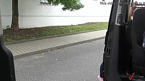 takevan girl with lost shoe thinks van’s safe, nope!