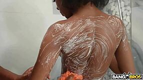 Seduce me in the shower, Mila, then fuck on the bed