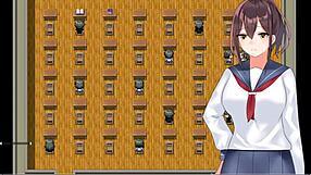 Old boss can't resist teasing class president in library
