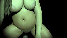 Beautiful Plum Girl Riding Dildo In The Dark – Can You Handle It?